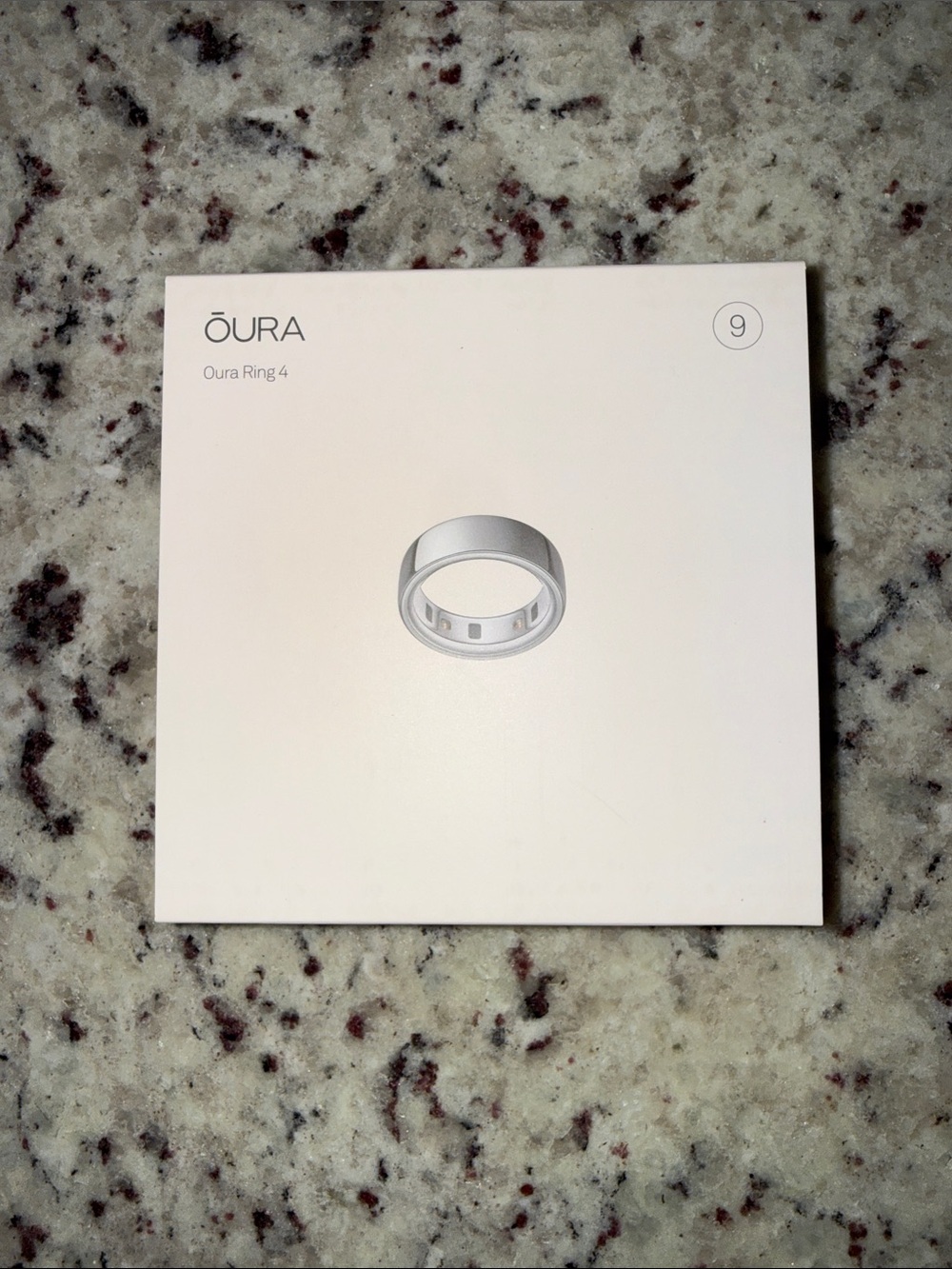 Oura Silver Smart Ring 4 - Size 9